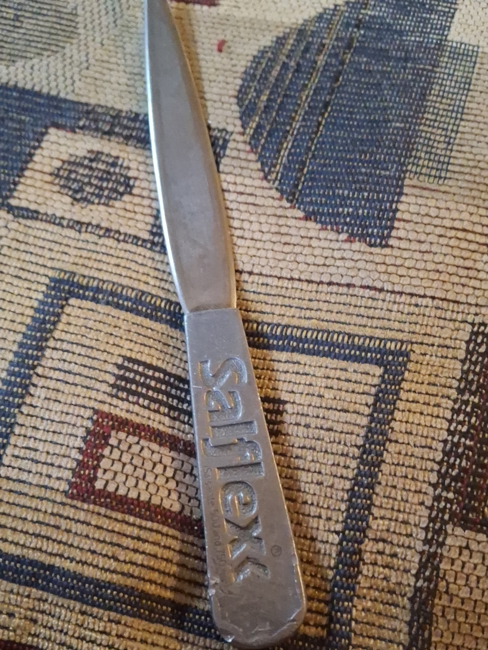 Stainless Steel Silver Letter Opener Salflex Heavy Sturdy